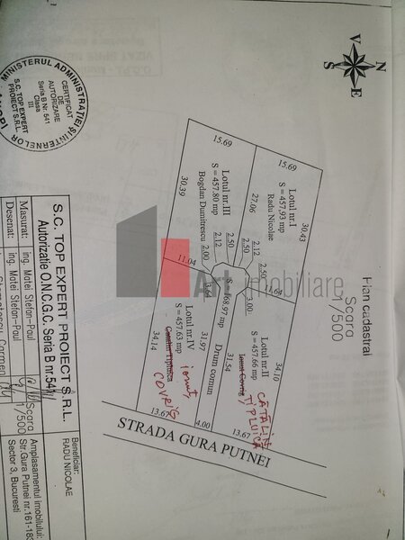 Titan, Parcul Teilor, teren intravilan